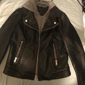 Black Rivet leather jacket